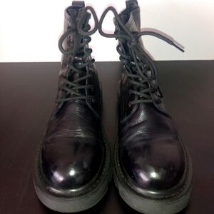 Women's Black Leather Boots